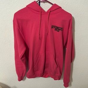 Pink cowabunga bay hoodie
